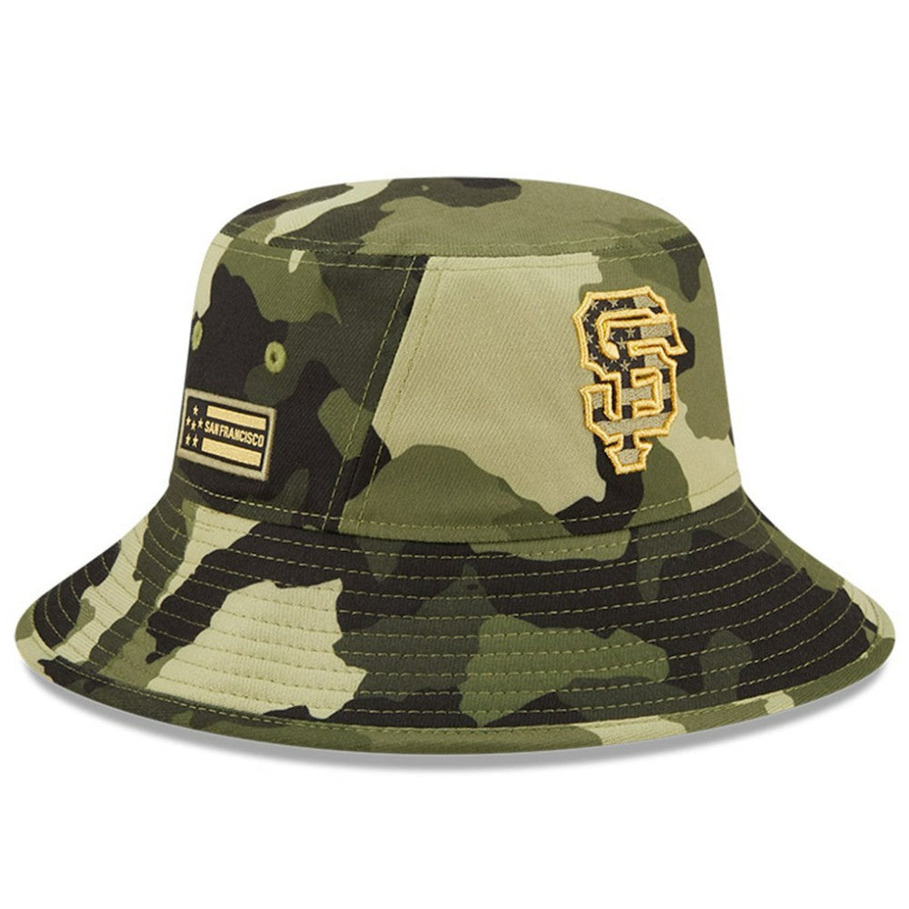 San Francisco Giants New Era 2022 Armed Forces Day Bucket Hat On Sale