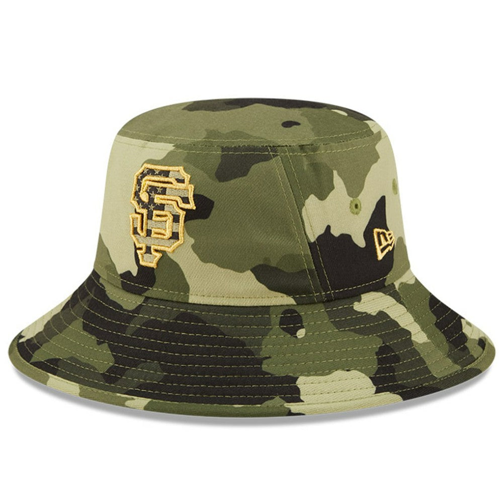 San Francisco Giants New Era 2022 Armed Forces Day Bucket Hat On Sale