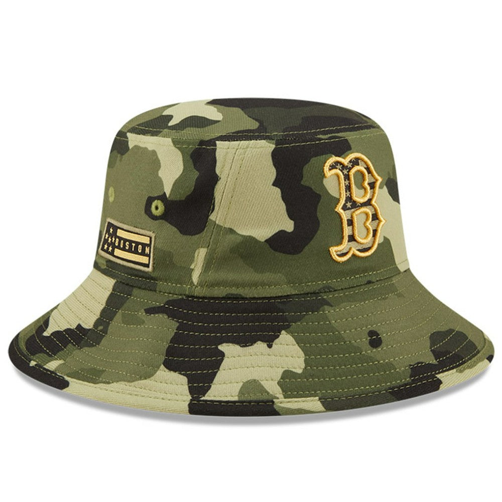 Boston Red Sox New Era 2022 Armed Forces Day Bucket Hat On Sale