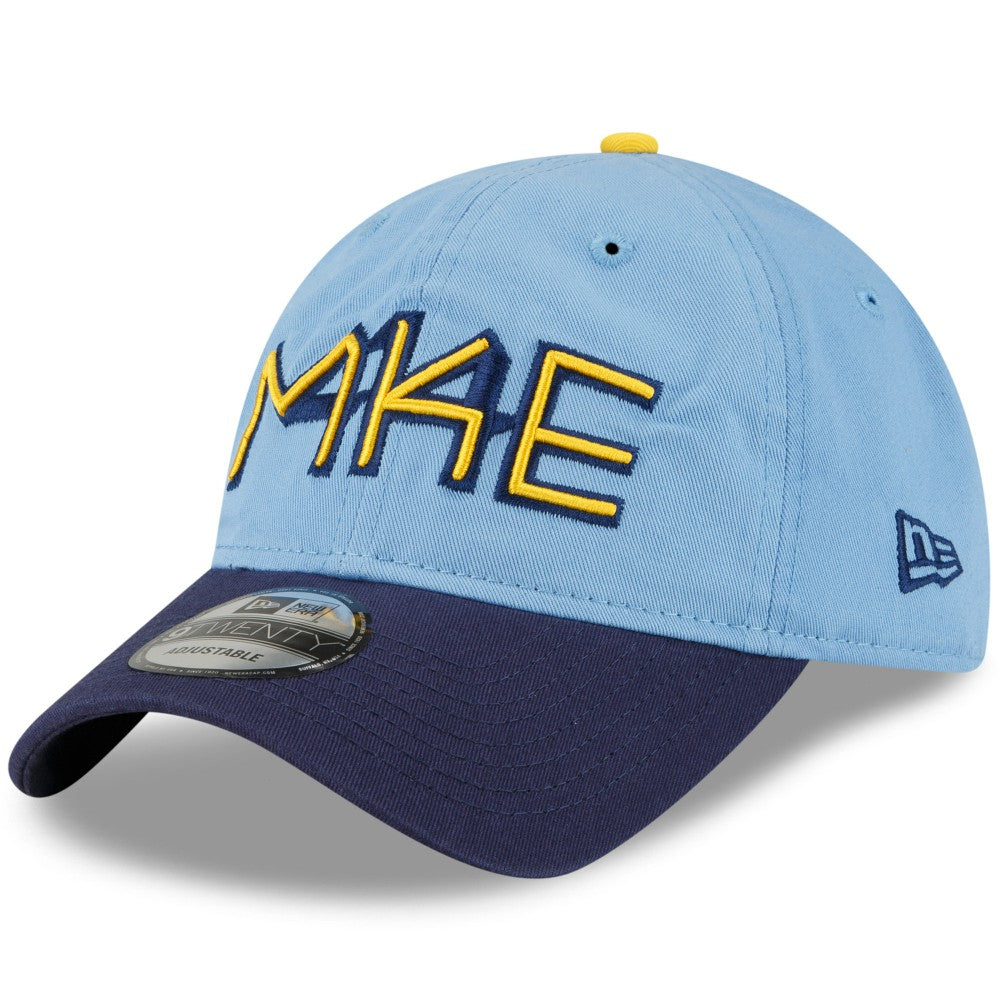 Milwaukee Brewers New Era 2022 City Connect 9TWENTY Adjustable Hat On Sale
