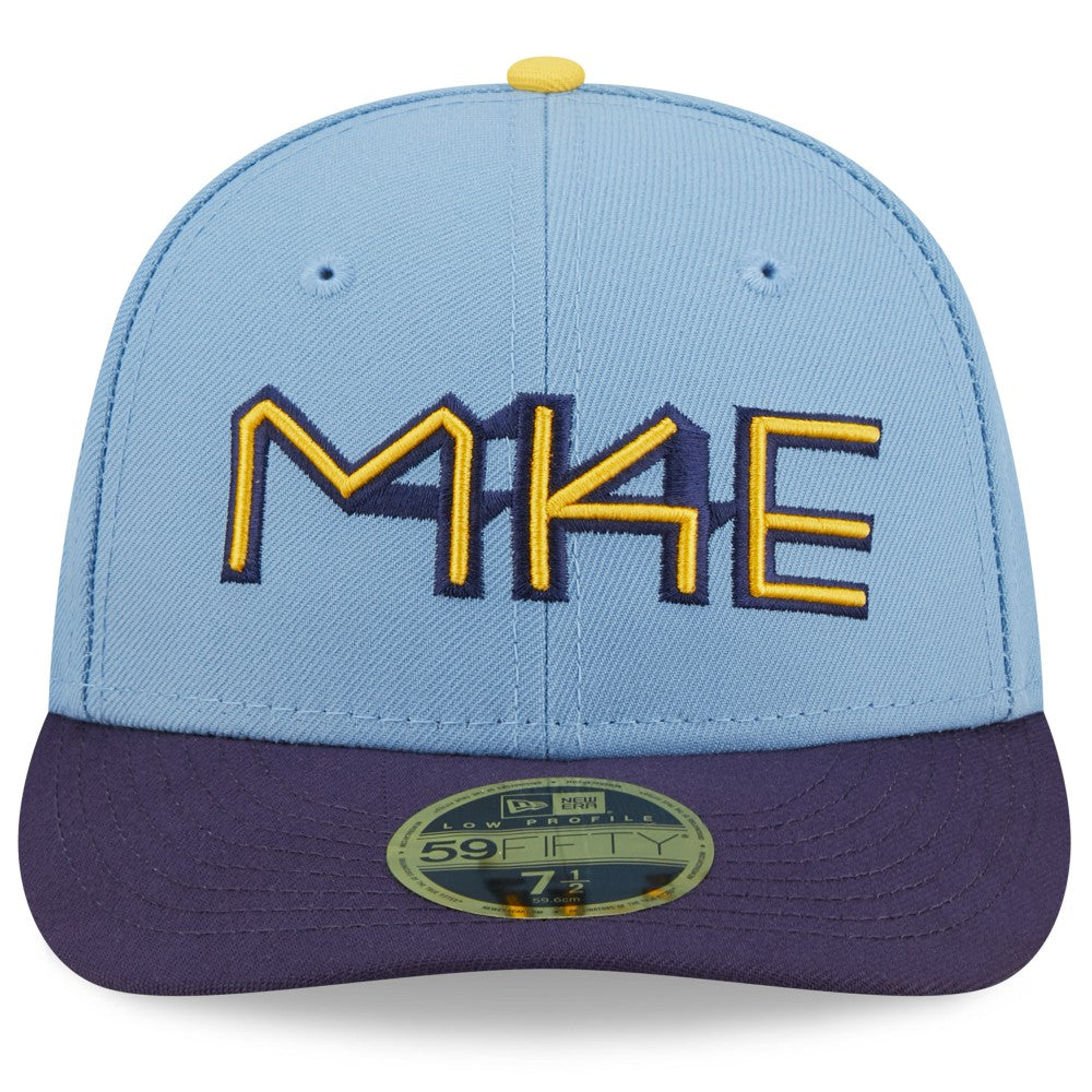 Milwaukee Brewers New Era 2022 City Connect Low Profile 59FIFTY Fitted Hat for sale