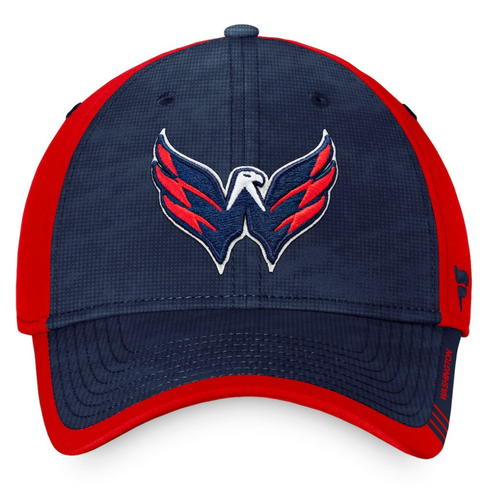 Washington Capitals Fanatics Authentic Pro Rink Camo Flex Hat Navy/Red