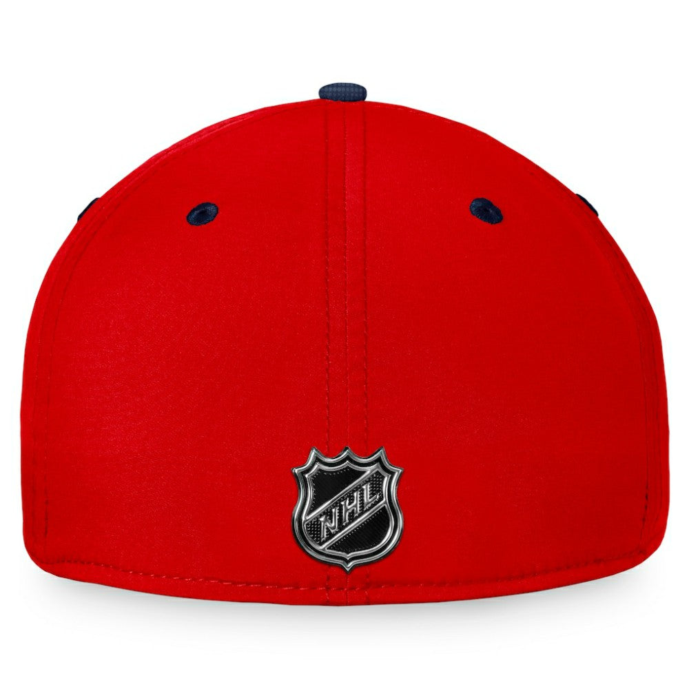 Washington Capitals Fanatics Authentic Pro Rink Camo Flex Hat Navy/Red