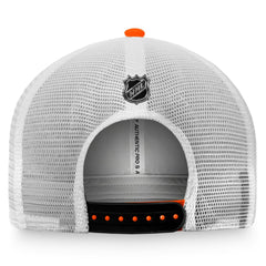 Anaheim Ducks - Fanatics Authentic Pro Rink Trucker Snapback Hat Orange/White