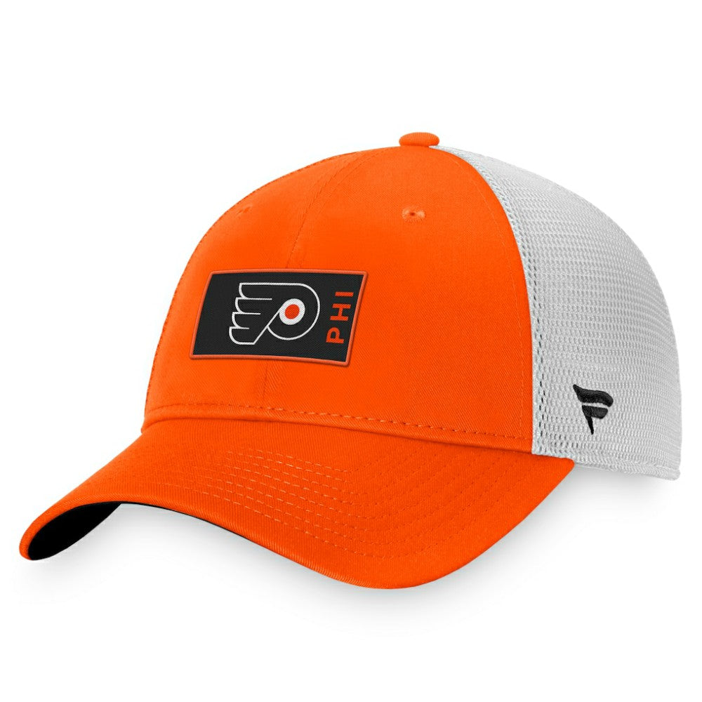 Philadelphia Flyers - Fanatics Authentic Pro Rink Trucker Snapback Hat Orange