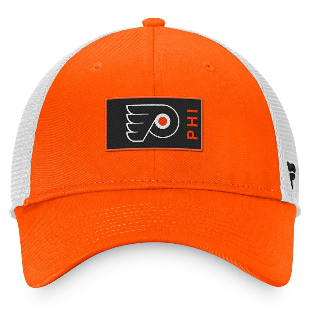 Philadelphia Flyers - Fanatics Authentic Pro Rink Trucker Snapback Hat Orange