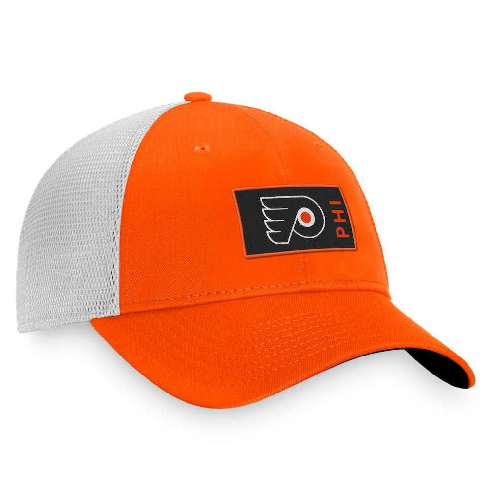 Philadelphia Flyers - Fanatics Authentic Pro Rink Trucker Snapback Hat Orange