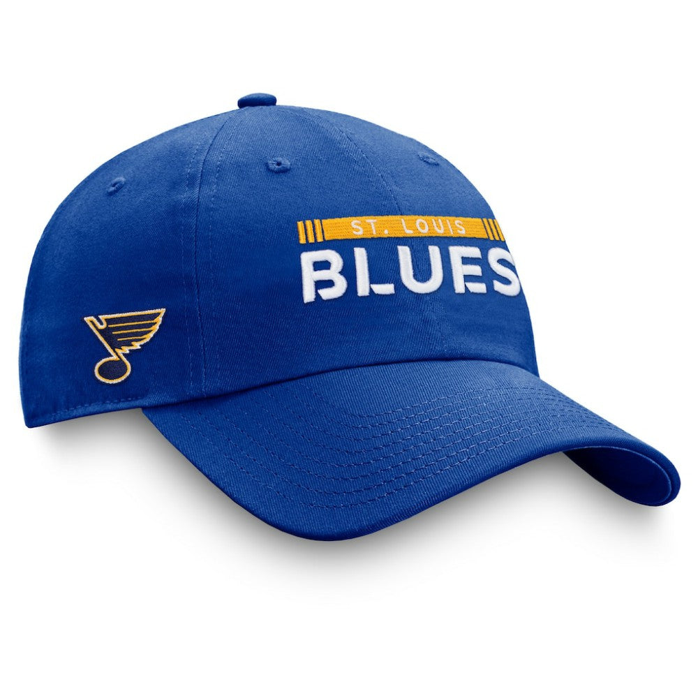 St. Louis Blues - Fanatics Authentic Pro Rink Adjustable Hat Blue