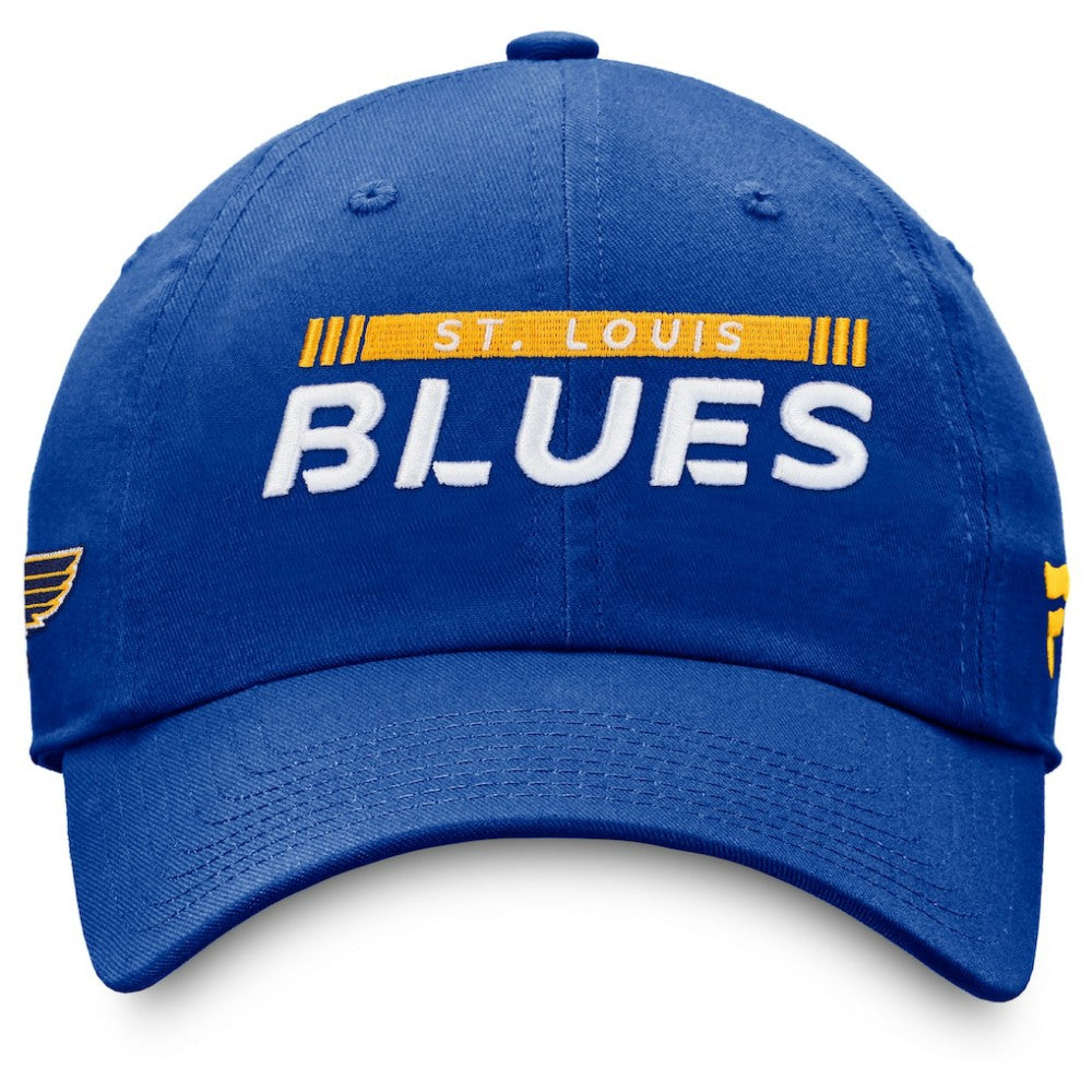 St. Louis Blues - Fanatics Authentic Pro Rink Adjustable Hat Blue