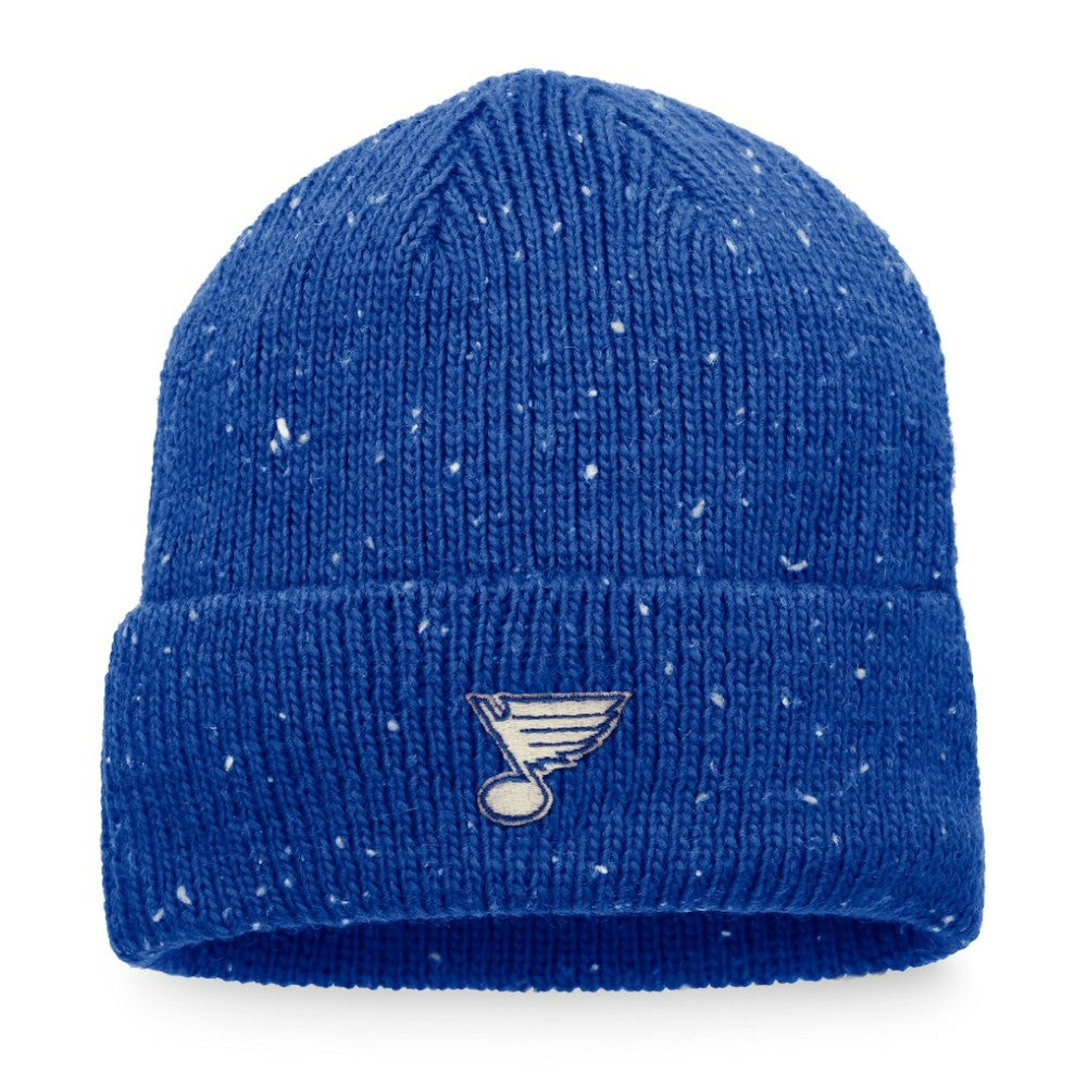 St. Louis Blues - Fanatics Authentic Pro Rink Pinnacle Cuffed Knit Hat Blue