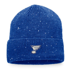 St. Louis Blues - Fanatics Authentic Pro Rink Pinnacle Cuffed Knit Hat Blue
