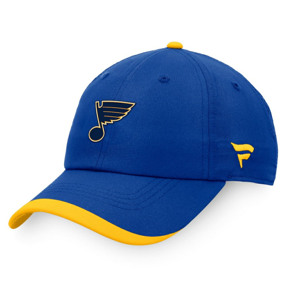 St. Louis Blues - Fanatics Authentic Pro Rink Pinnacle Adjustable Hat Blue