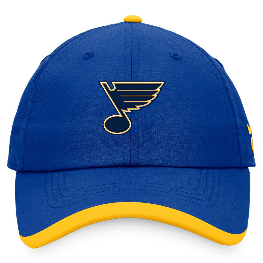 St. Louis Blues - Fanatics Authentic Pro Rink Pinnacle Adjustable Hat Blue