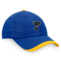 St. Louis Blues - Fanatics Authentic Pro Rink Pinnacle Adjustable Hat Blue