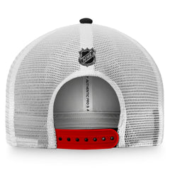 Chicago Blackhawks Fanatics Authentic Pro Rink Trucker Snapback Hat Black/White