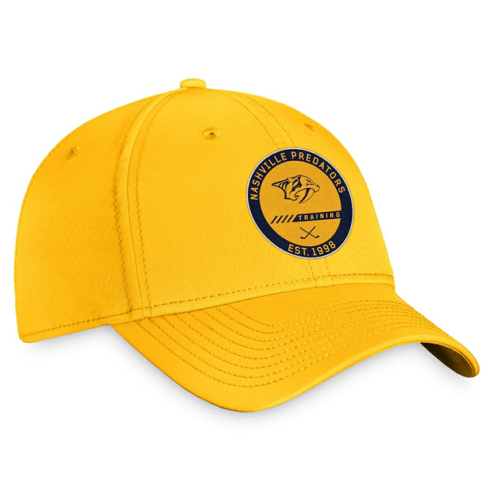 Nashville Predators - Fanatics 2022 Authentic Pro Training Camp Flex Hat Gold