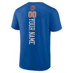 NBA - New York Knicks Personalized Playmaker Team T-Shirt - Blue