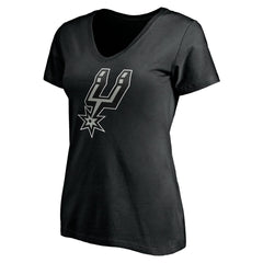 NBA - San Antonio Spurs Women's Personalized Playmaker Team V-Neck T-Shirt - Black