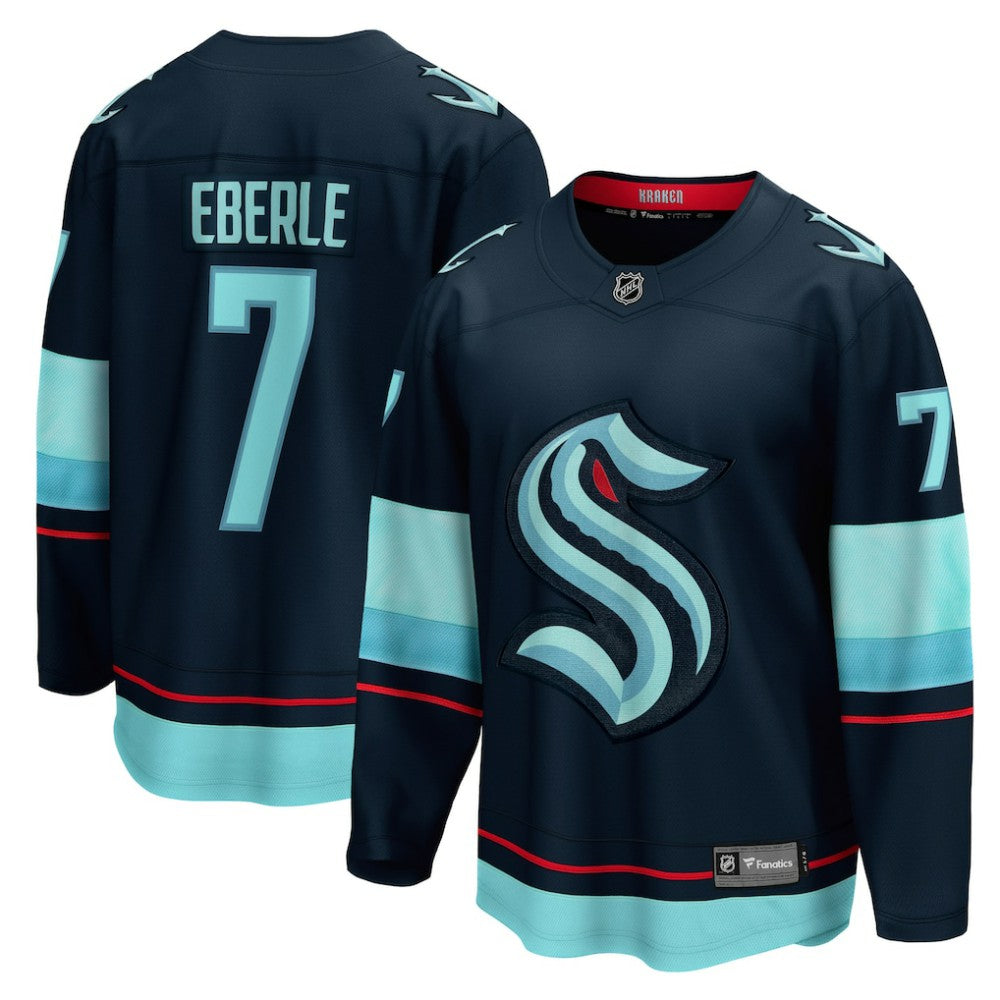 Jordan Eberle Seattle Kraken Fanatics Home Breakaway Player Jersey - Navy | NHL Jerseys