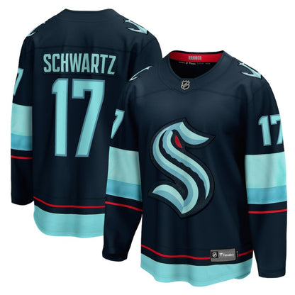 Jaden Schwartz Seattle Kraken Fanatics Home Breakaway Player Jersey - Navy | NHL Jerseys