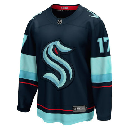 Jaden Schwartz Seattle Kraken Fanatics Home Breakaway Player Jersey - Navy | NHL Jerseys
