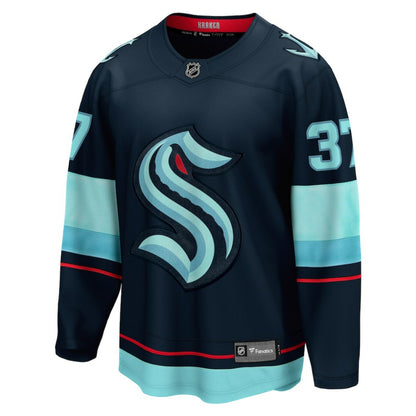 Yanni Gourde Seattle Kraken Fanatics Home Breakaway Player Jersey - Deep Sea Blue | NHL Jerseys