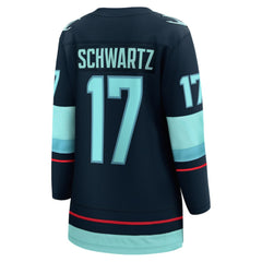 Jaden Schwartz Seattle Kraken Fanatics Women's Home Breakaway Player Jersey Navy