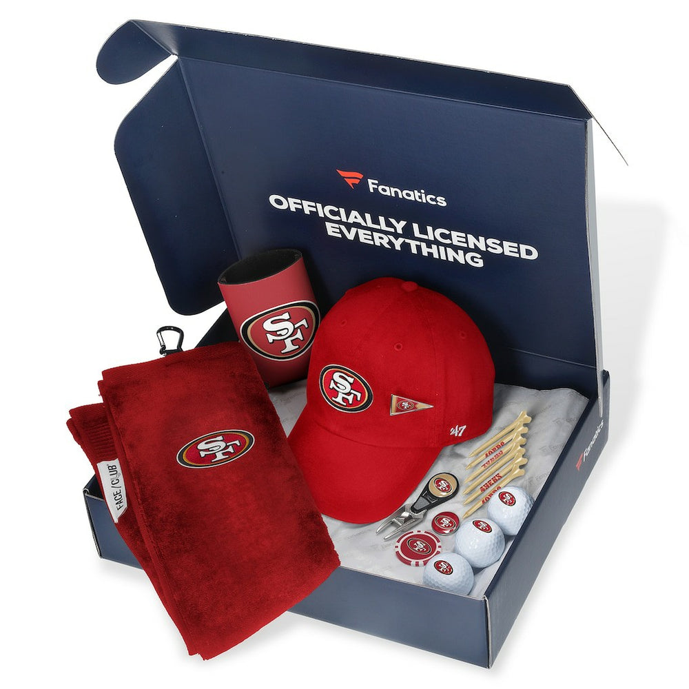 San Francisco 49ers Pack Golf-Themed Gift Box $105+ Value - Fanatics