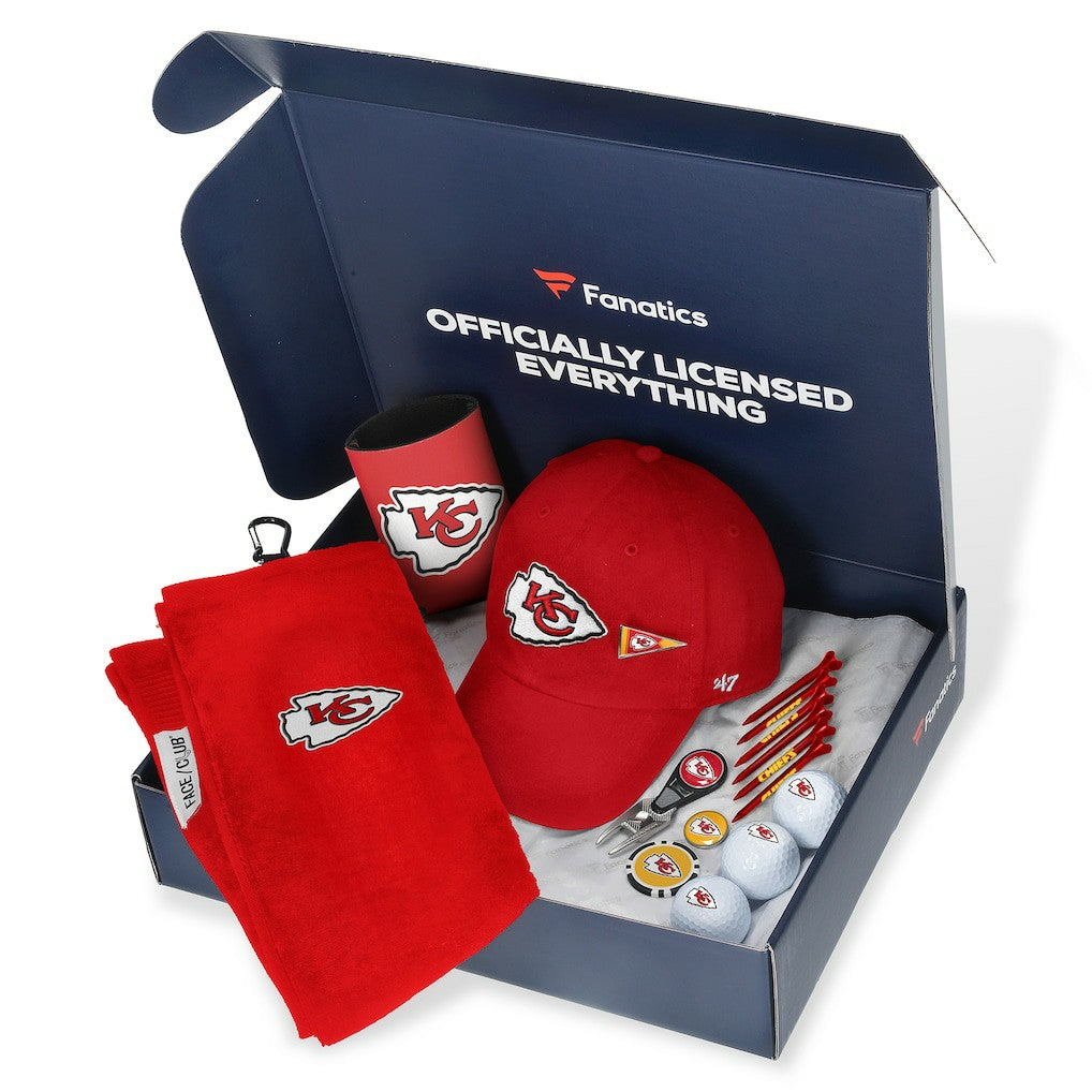 Kansas City Chiefs Pack Golf-Themed Gift Box $105+ Value - Fanatics