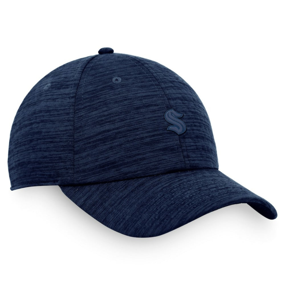 Seattle Kraken Fanatics Authentic Pro Road Snapback Hat Navy