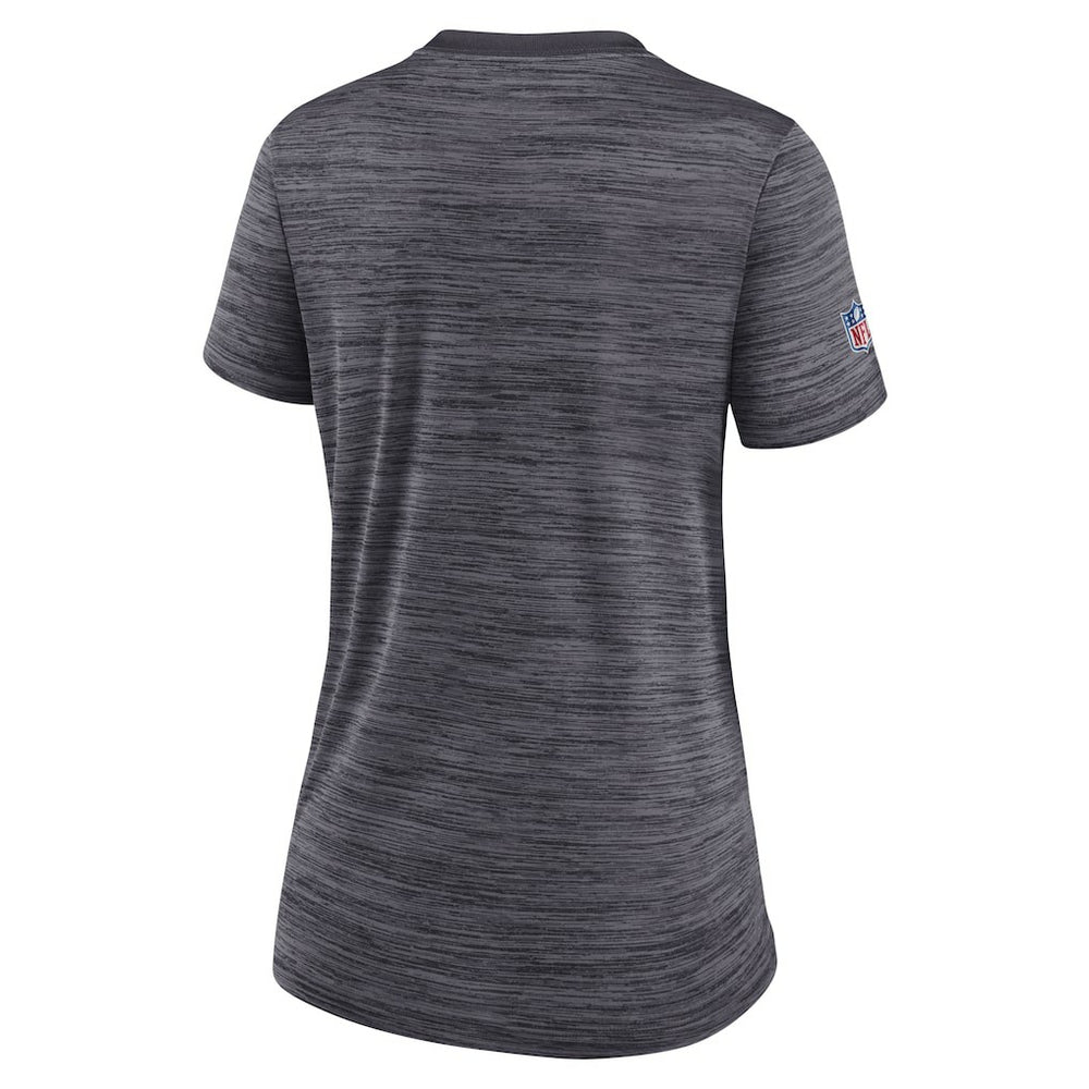 New Orleans Saints Women's Sideline Velocity Lockup Performance T-Shirt Black - Nike