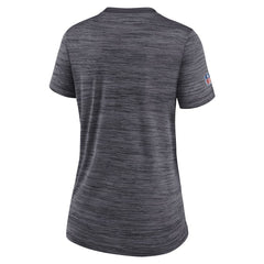 New Orleans Saints Women's Sideline Velocity Lockup Performance T-Shirt Black - Nike