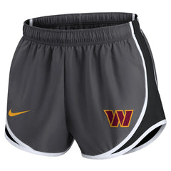 Washington Commanders Women's Team Logo Performance Tempo Shorts Charcoal - Nike