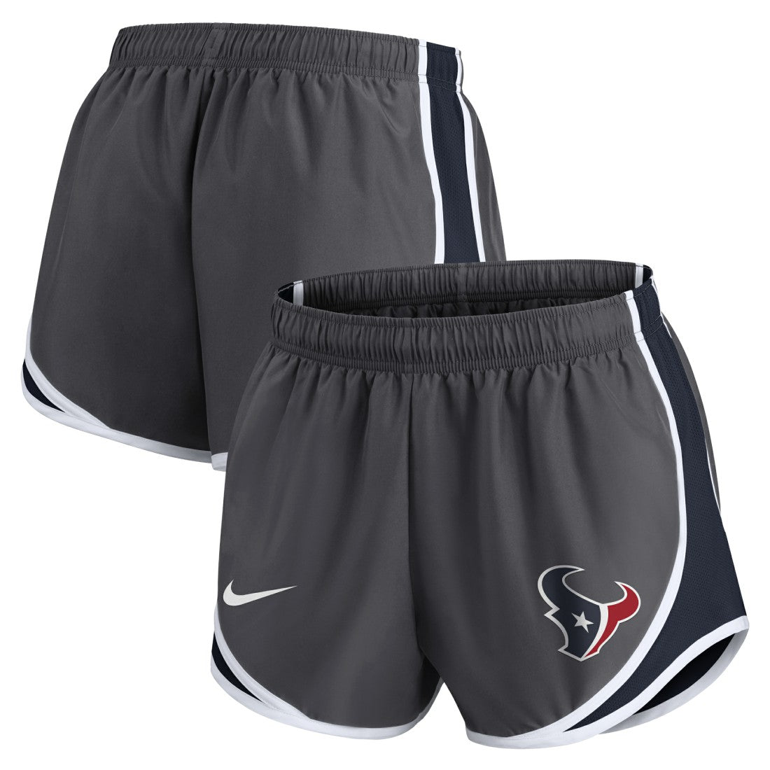 Houston Texans Women's Team Logo Performance Tempo Shorts Charcoal - Nike