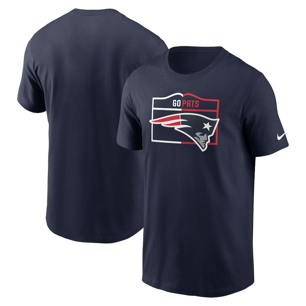 New England Patriots Essential Local Phrase T-Shirt Navy - Nike