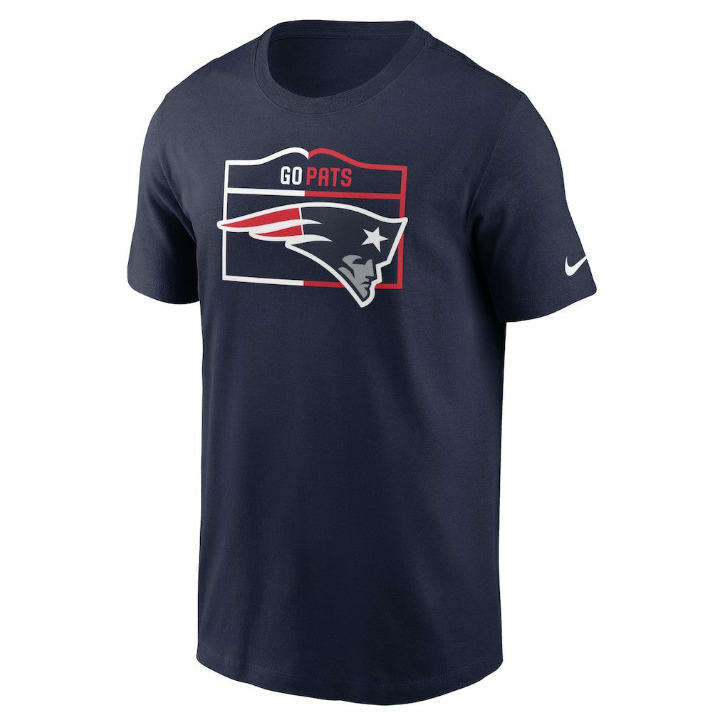 New England Patriots Essential Local Phrase T-Shirt Navy - Nike