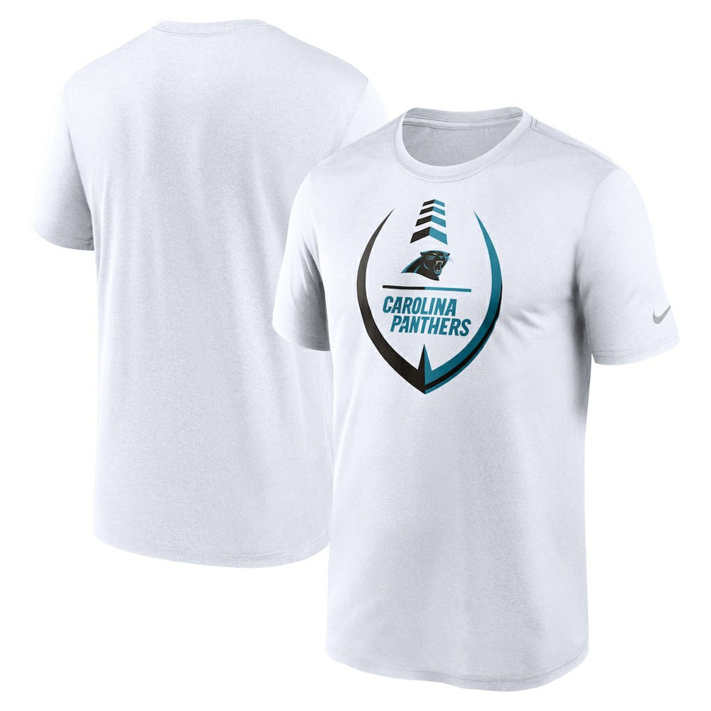 Carolina Panthers Icon Legend Performance T-Shirt White - Nike