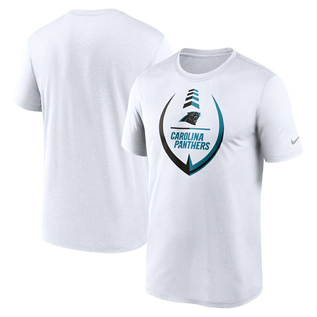 Carolina Panthers Icon Legend Performance T-Shirt White - Nike