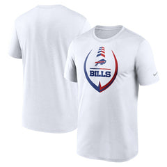 Buffalo Bills Icon Legend Performance T-Shirt White - Nike