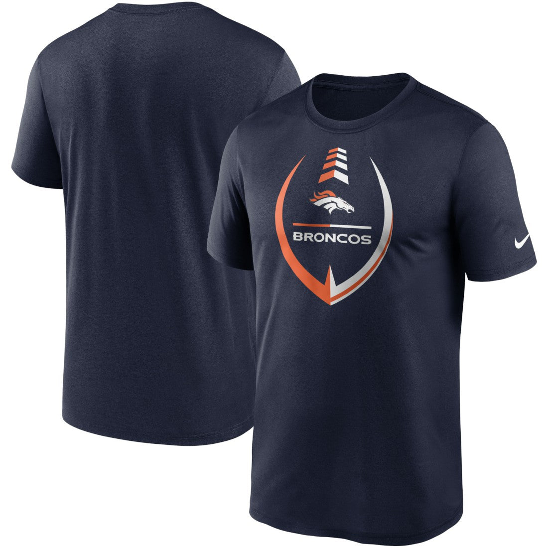 Denver Broncos Icon Legend Performance T-Shirt Navy - Nike