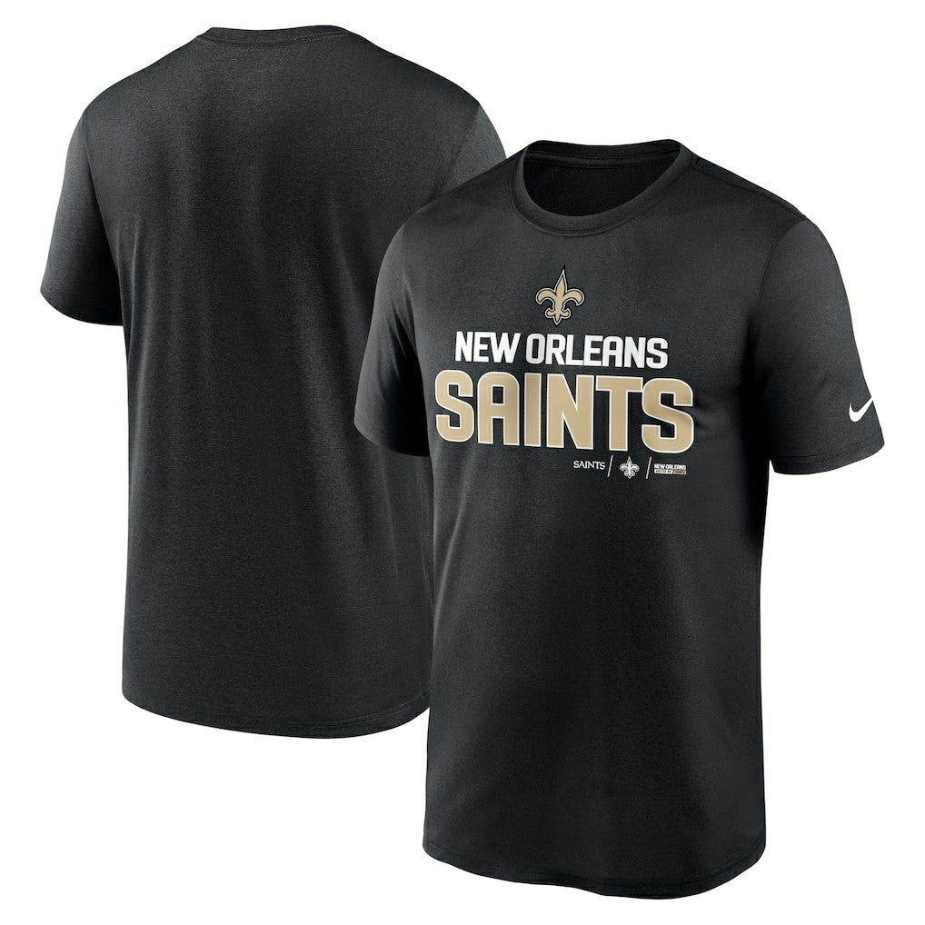 New Orleans Saints Legend Community Performance T-Shirt Black - Nike