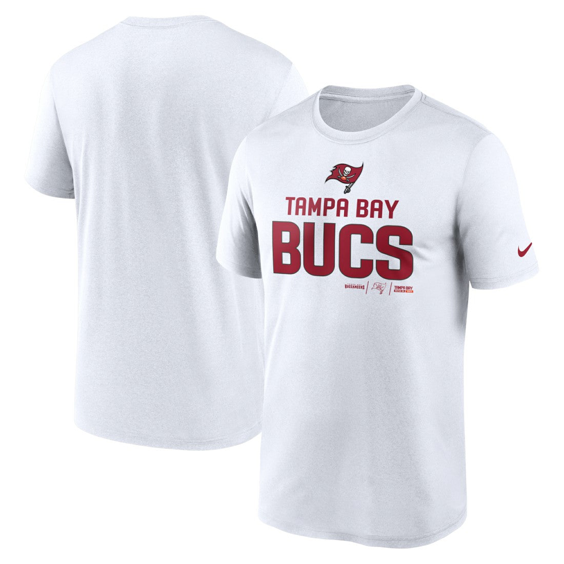 Tampa Bay Buccaneers Legend Community Performance T-Shirt White - Nike