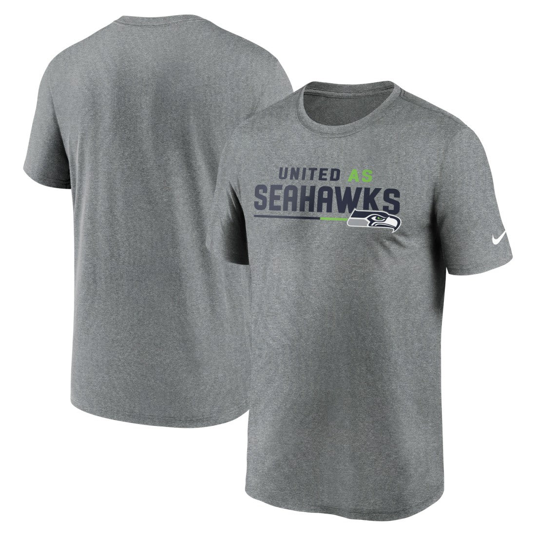 Seattle Seahawks Legend Team Shoutout Performance T-Shirt Heather Gray - Nike