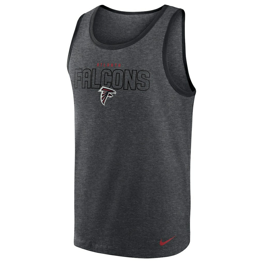Atlanta Falcons Tri-Blend Tank Top Heathered Charcoal - Nike