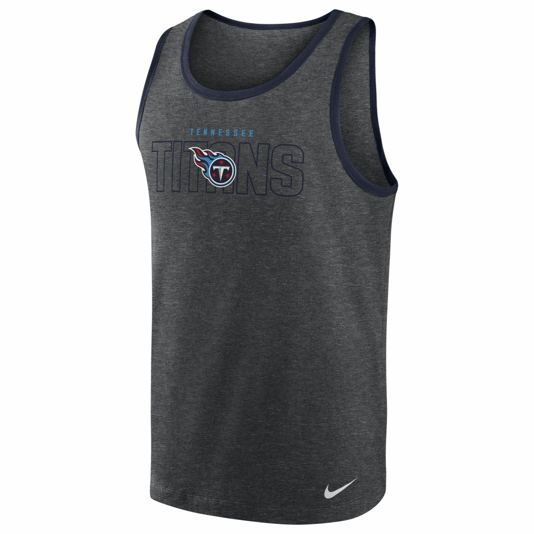 Tennessee Titans Tri-Blend Tank Top Heathered Charcoal - Nike