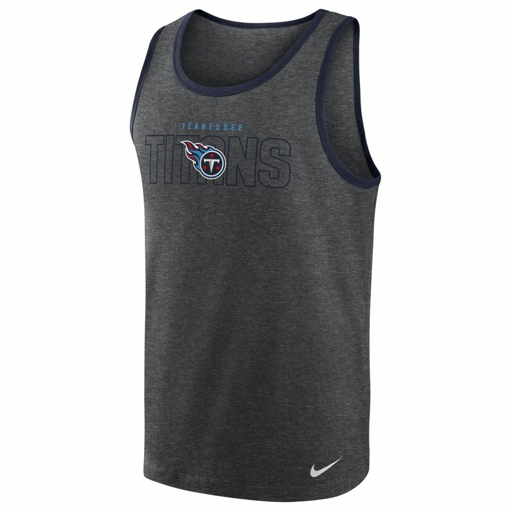 Tennessee Titans Tri-Blend Tank Top Heathered Charcoal - Nike