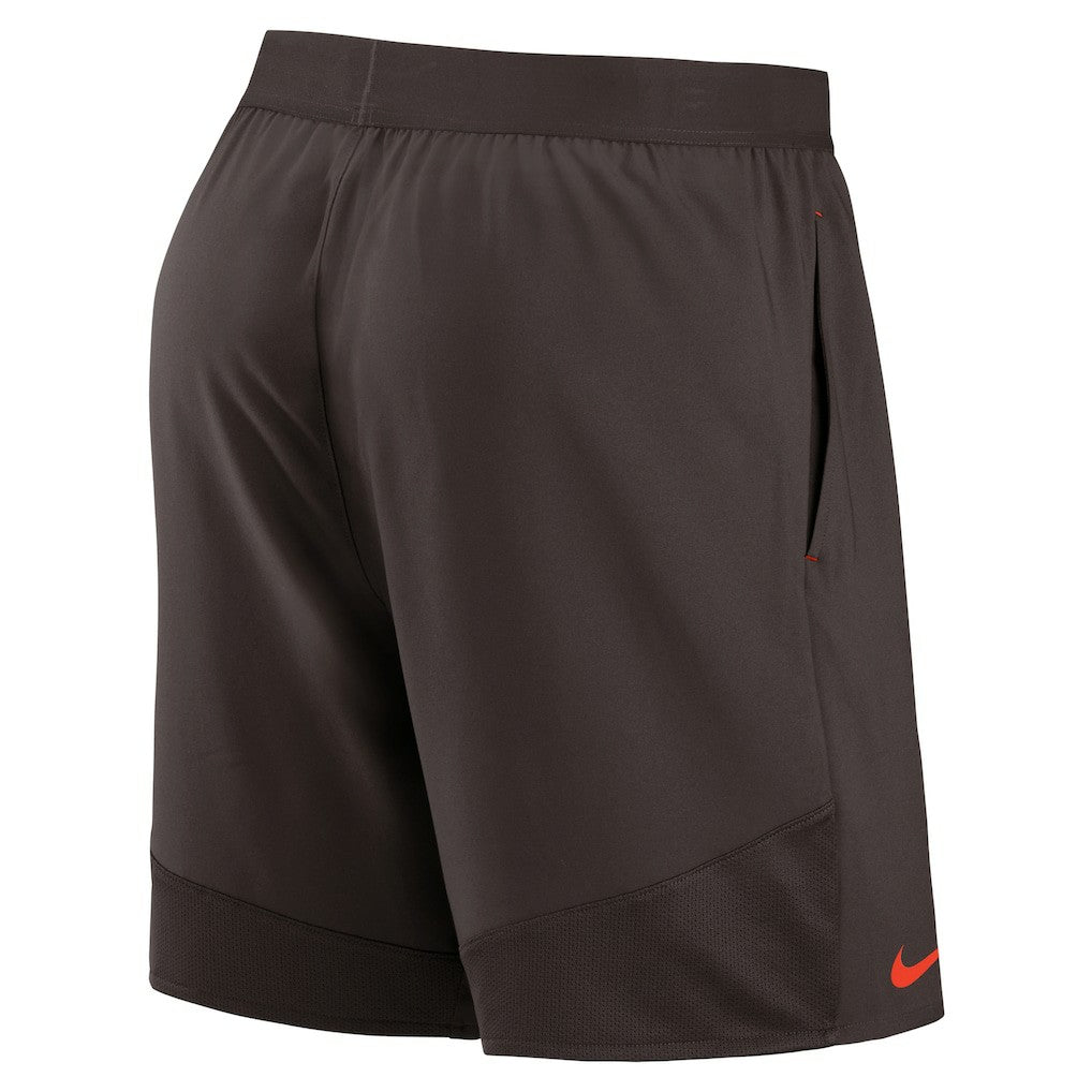 Cleveland Browns Stretch Woven Shorts Brown - Nike