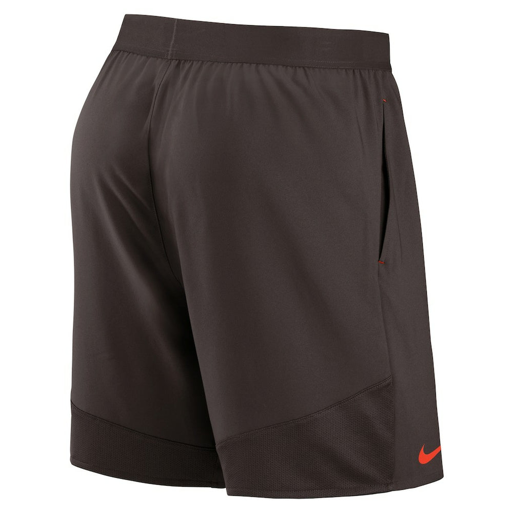 Cleveland Browns Stretch Woven Shorts Brown - Nike