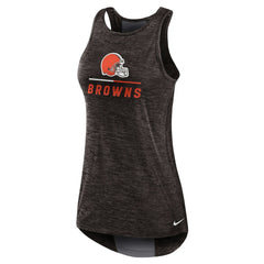 Cleveland Browns Women's High Neck Performance Tank Top Brown - Nike