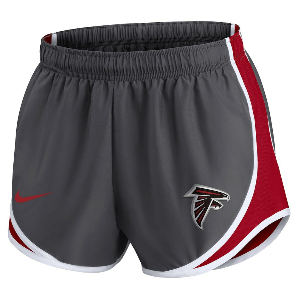 Atlanta Falcons Women's Team Logo Performance Tempo Shorts Charcoal - Nike